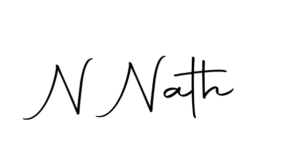 if you are searching for the best signature style for your name N Nath. so please give up your signature search. here we have designed multiple signature styles  using Autography-DOLnW. N Nath signature style 10 images and pictures png