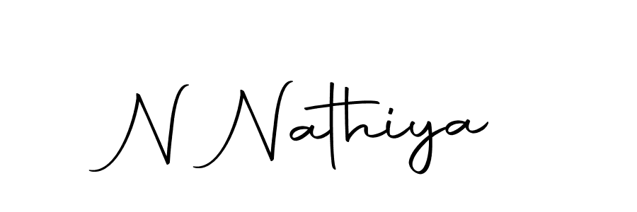 How to make N Nathiya signature? Autography-DOLnW is a professional autograph style. Create handwritten signature for N Nathiya name. N Nathiya signature style 10 images and pictures png