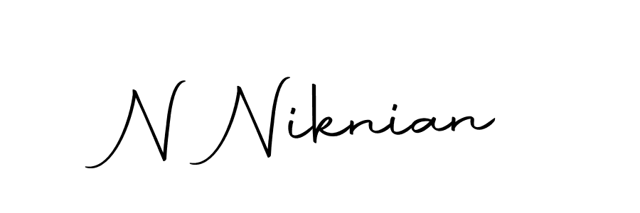 Best and Professional Signature Style for N Niknian. Autography-DOLnW Best Signature Style Collection. N Niknian signature style 10 images and pictures png