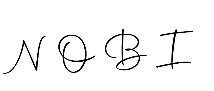 You should practise on your own different ways (Autography-DOLnW) to write your name (N O B I) in signature. don't let someone else do it for you. N O B I signature style 10 images and pictures png