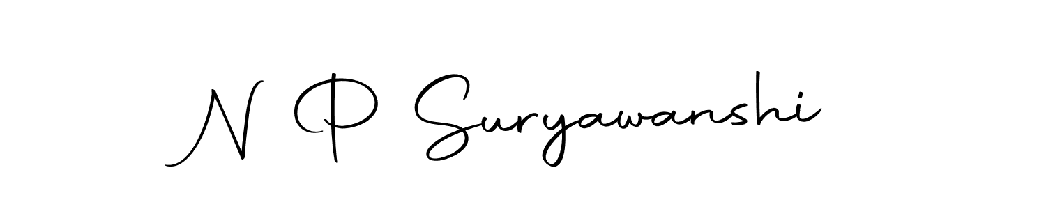 The best way (Autography-DOLnW) to make a short signature is to pick only two or three words in your name. The name N P Suryawanshi include a total of six letters. For converting this name. N P Suryawanshi signature style 10 images and pictures png