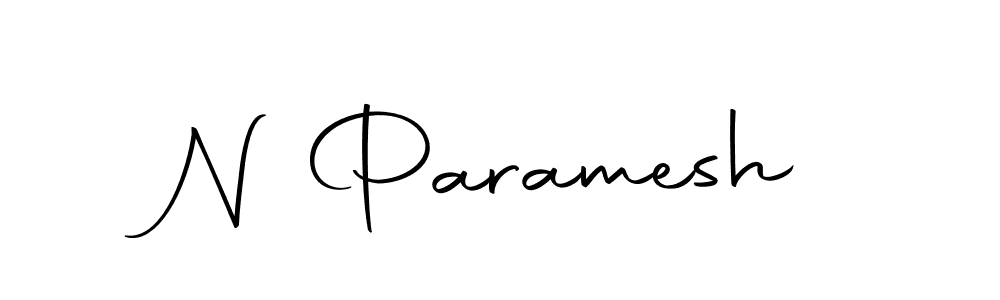 You should practise on your own different ways (Autography-DOLnW) to write your name (N Paramesh) in signature. don't let someone else do it for you. N Paramesh signature style 10 images and pictures png