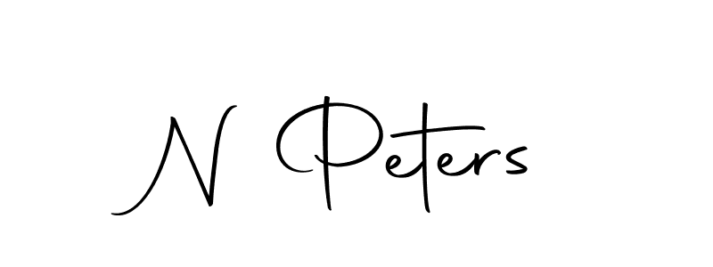 N Peters stylish signature style. Best Handwritten Sign (Autography-DOLnW) for my name. Handwritten Signature Collection Ideas for my name N Peters. N Peters signature style 10 images and pictures png