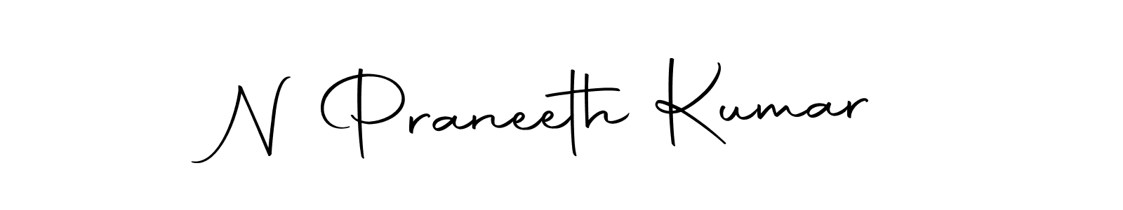 Use a signature maker to create a handwritten signature online. With this signature software, you can design (Autography-DOLnW) your own signature for name N Praneeth Kumar. N Praneeth Kumar signature style 10 images and pictures png