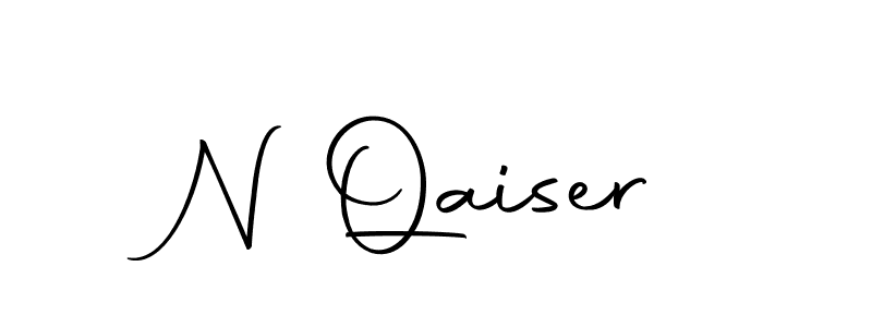 How to make N Qaiser name signature. Use Autography-DOLnW style for creating short signs online. This is the latest handwritten sign. N Qaiser signature style 10 images and pictures png