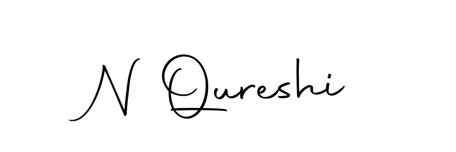 Make a beautiful signature design for name N Qureshi. With this signature (Autography-DOLnW) style, you can create a handwritten signature for free. N Qureshi signature style 10 images and pictures png