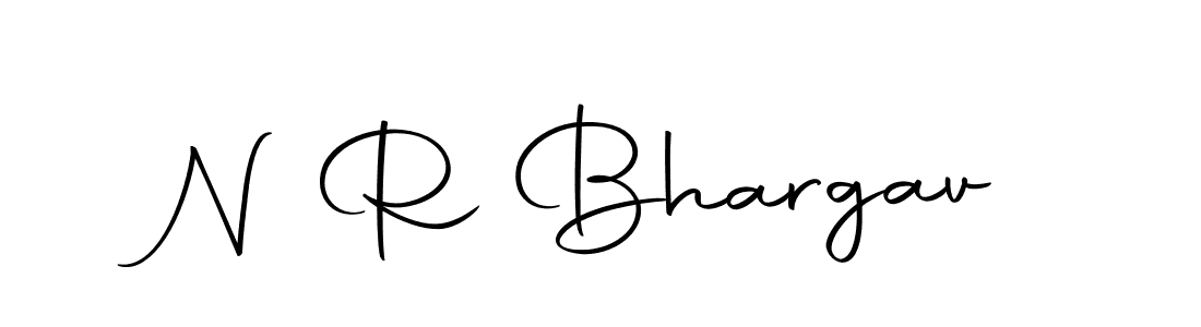 The best way (Autography-DOLnW) to make a short signature is to pick only two or three words in your name. The name N R Bhargav include a total of six letters. For converting this name. N R Bhargav signature style 10 images and pictures png