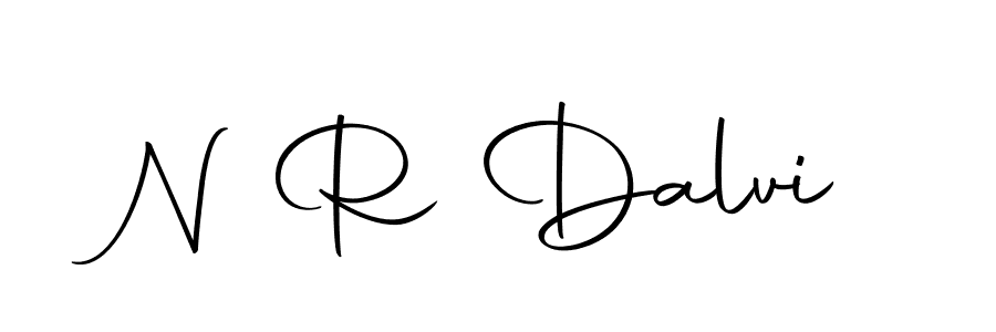 The best way (Autography-DOLnW) to make a short signature is to pick only two or three words in your name. The name N R Dalvi include a total of six letters. For converting this name. N R Dalvi signature style 10 images and pictures png