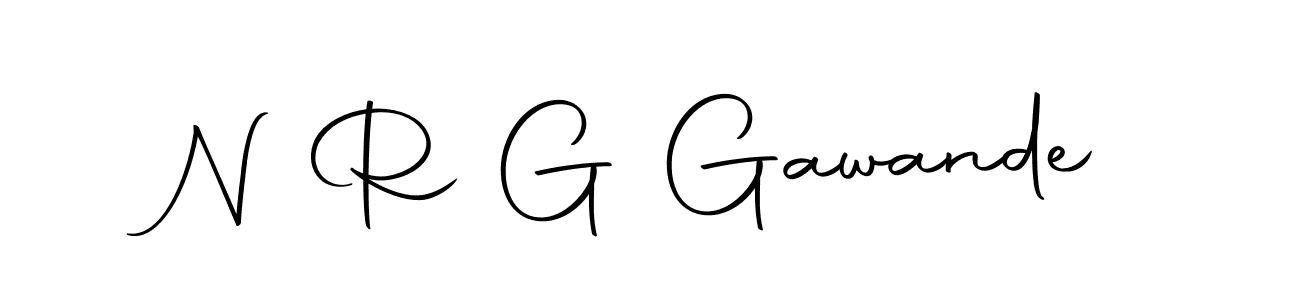 Design your own signature with our free online signature maker. With this signature software, you can create a handwritten (Autography-DOLnW) signature for name N R G Gawande. N R G Gawande signature style 10 images and pictures png