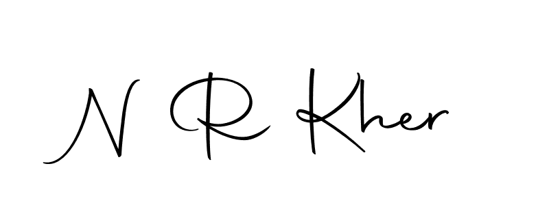 N R Kher stylish signature style. Best Handwritten Sign (Autography-DOLnW) for my name. Handwritten Signature Collection Ideas for my name N R Kher. N R Kher signature style 10 images and pictures png