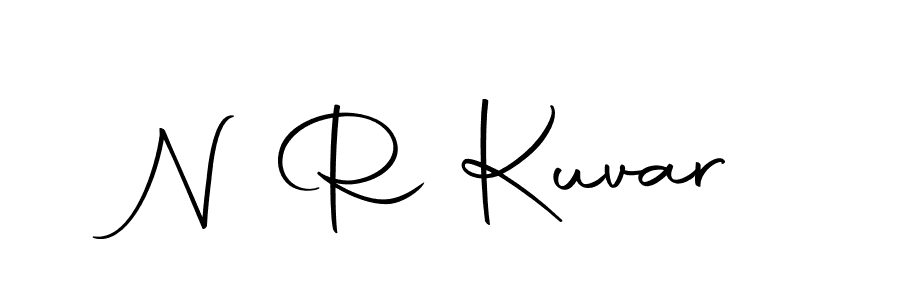 How to make N R Kuvar signature? Autography-DOLnW is a professional autograph style. Create handwritten signature for N R Kuvar name. N R Kuvar signature style 10 images and pictures png