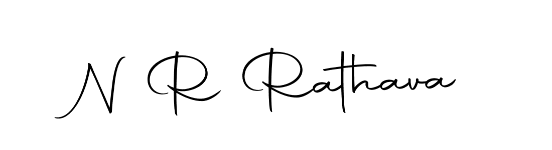 How to make N R Rathava signature? Autography-DOLnW is a professional autograph style. Create handwritten signature for N R Rathava name. N R Rathava signature style 10 images and pictures png