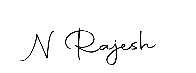 How to make N Rajesh signature? Autography-DOLnW is a professional autograph style. Create handwritten signature for N Rajesh name. N Rajesh signature style 10 images and pictures png