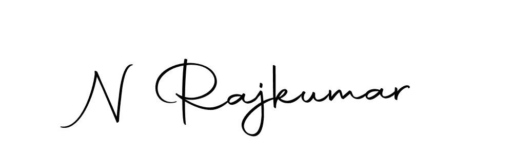 Make a beautiful signature design for name N Rajkumar. With this signature (Autography-DOLnW) style, you can create a handwritten signature for free. N Rajkumar signature style 10 images and pictures png