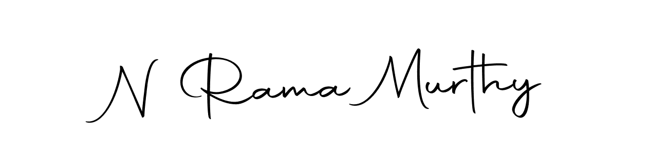 How to make N Rama Murthy name signature. Use Autography-DOLnW style for creating short signs online. This is the latest handwritten sign. N Rama Murthy signature style 10 images and pictures png