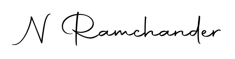 This is the best signature style for the N Ramchander name. Also you like these signature font (Autography-DOLnW). Mix name signature. N Ramchander signature style 10 images and pictures png