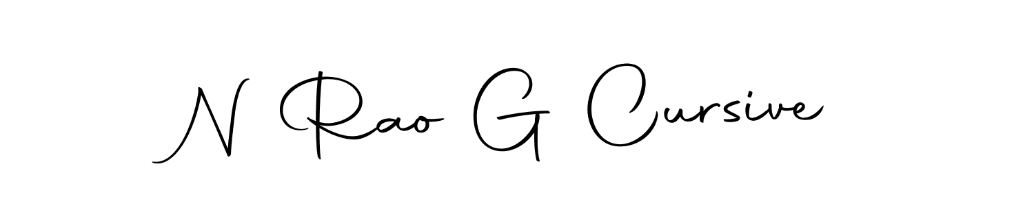 Autography-DOLnW is a professional signature style that is perfect for those who want to add a touch of class to their signature. It is also a great choice for those who want to make their signature more unique. Get N Rao G Cursive name to fancy signature for free. N Rao G Cursive signature style 10 images and pictures png