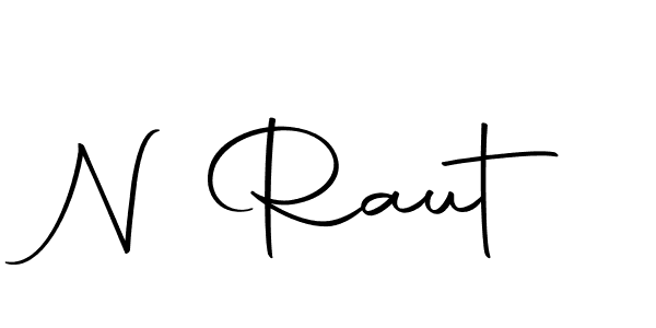 Use a signature maker to create a handwritten signature online. With this signature software, you can design (Autography-DOLnW) your own signature for name N Raut. N Raut signature style 10 images and pictures png