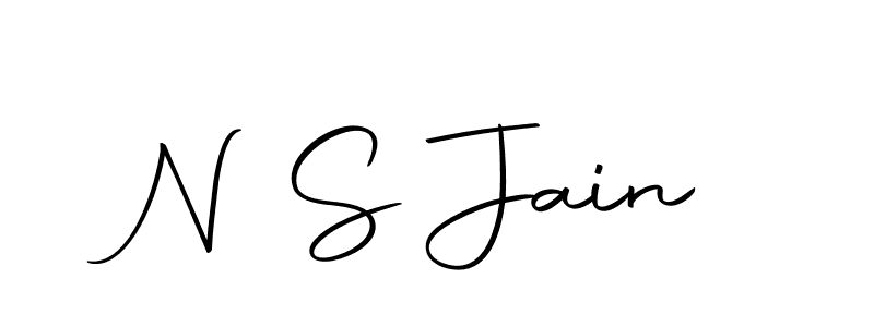 How to make N S Jain signature? Autography-DOLnW is a professional autograph style. Create handwritten signature for N S Jain name. N S Jain signature style 10 images and pictures png