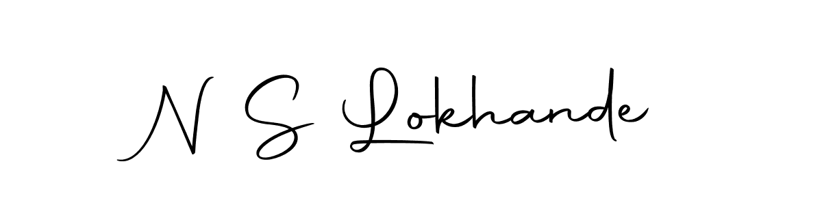 Use a signature maker to create a handwritten signature online. With this signature software, you can design (Autography-DOLnW) your own signature for name N S Lokhande. N S Lokhande signature style 10 images and pictures png