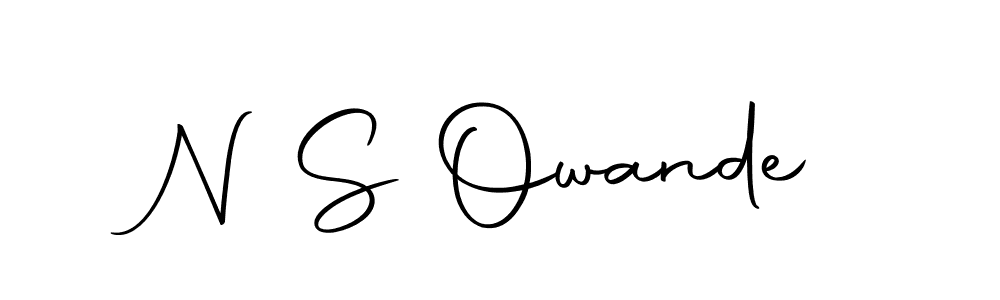 N S Owande stylish signature style. Best Handwritten Sign (Autography-DOLnW) for my name. Handwritten Signature Collection Ideas for my name N S Owande. N S Owande signature style 10 images and pictures png