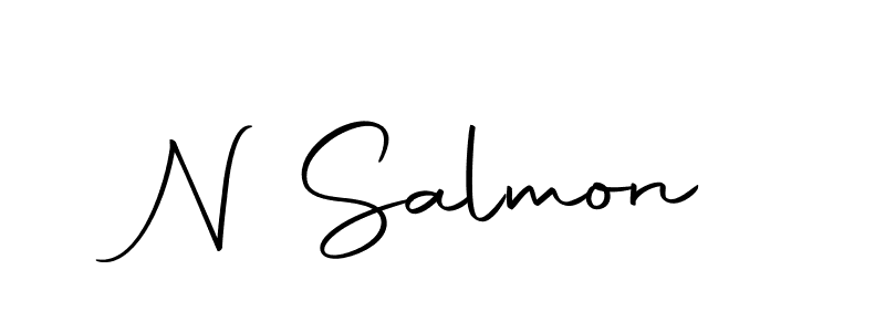 Check out images of Autograph of N Salmon name. Actor N Salmon Signature Style. Autography-DOLnW is a professional sign style online. N Salmon signature style 10 images and pictures png