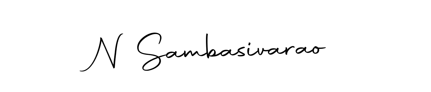 Make a beautiful signature design for name N Sambasivarao. With this signature (Autography-DOLnW) style, you can create a handwritten signature for free. N Sambasivarao signature style 10 images and pictures png