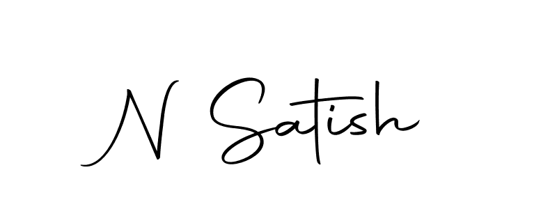 Autography-DOLnW is a professional signature style that is perfect for those who want to add a touch of class to their signature. It is also a great choice for those who want to make their signature more unique. Get N Satish name to fancy signature for free. N Satish signature style 10 images and pictures png