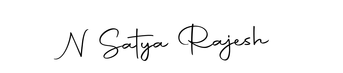 Use a signature maker to create a handwritten signature online. With this signature software, you can design (Autography-DOLnW) your own signature for name N Satya Rajesh. N Satya Rajesh signature style 10 images and pictures png