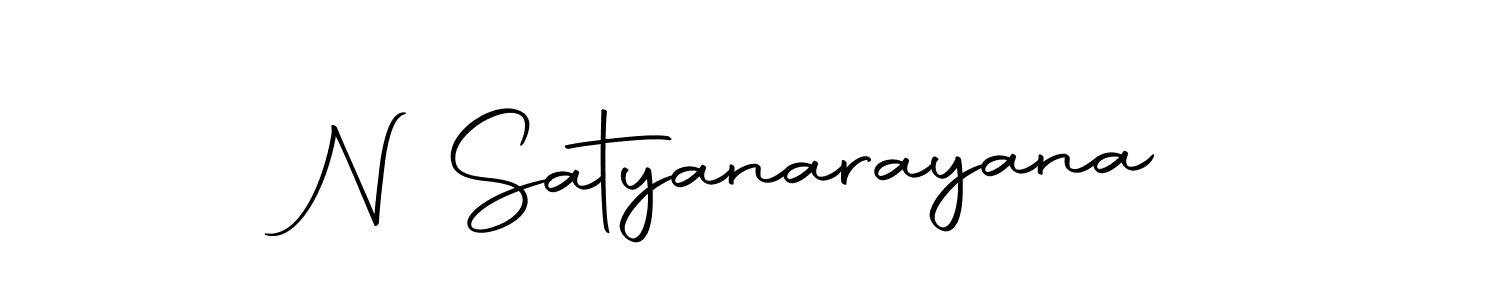 How to make N Satyanarayana name signature. Use Autography-DOLnW style for creating short signs online. This is the latest handwritten sign. N Satyanarayana signature style 10 images and pictures png