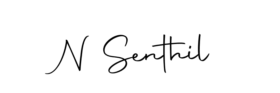 Use a signature maker to create a handwritten signature online. With this signature software, you can design (Autography-DOLnW) your own signature for name N Senthil. N Senthil signature style 10 images and pictures png