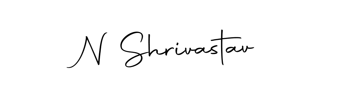 Here are the top 10 professional signature styles for the name N Shrivastav. These are the best autograph styles you can use for your name. N Shrivastav signature style 10 images and pictures png