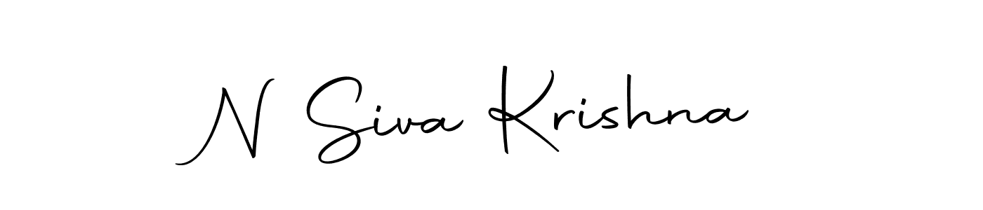 How to make N Siva Krishna name signature. Use Autography-DOLnW style for creating short signs online. This is the latest handwritten sign. N Siva Krishna signature style 10 images and pictures png