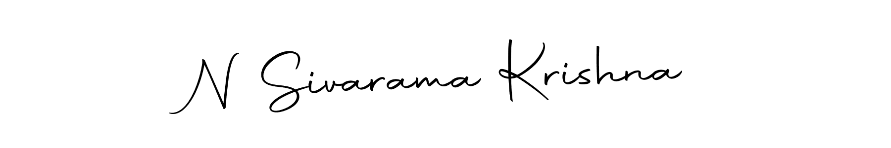 Make a beautiful signature design for name N Sivarama Krishna. With this signature (Autography-DOLnW) style, you can create a handwritten signature for free. N Sivarama Krishna signature style 10 images and pictures png