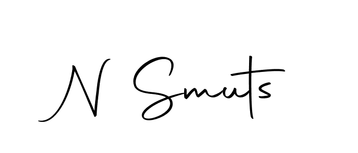 See photos of N Smuts official signature by Spectra . Check more albums & portfolios. Read reviews & check more about Autography-DOLnW font. N Smuts signature style 10 images and pictures png