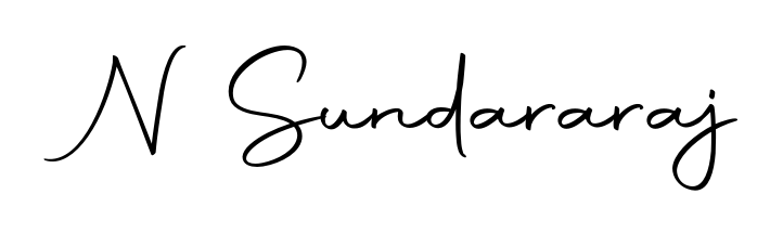 The best way (Autography-DOLnW) to make a short signature is to pick only two or three words in your name. For converting this name N Sundararaj. N Sundararaj signature style 10 images and pictures png