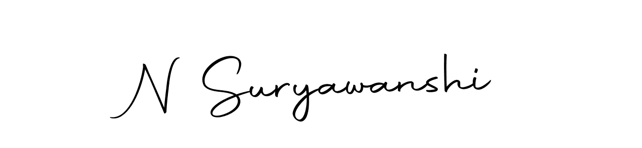 You can use this online signature creator to create a handwritten signature for the name N Suryawanshi. This is the best online autograph maker. N Suryawanshi signature style 10 images and pictures png
