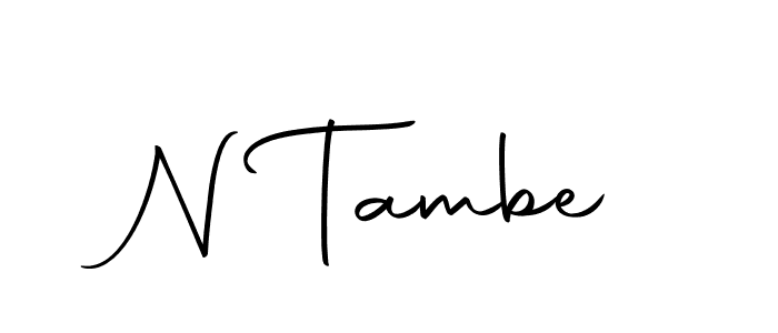 Use a signature maker to create a handwritten signature online. With this signature software, you can design (Autography-DOLnW) your own signature for name N Tambe. N Tambe signature style 10 images and pictures png