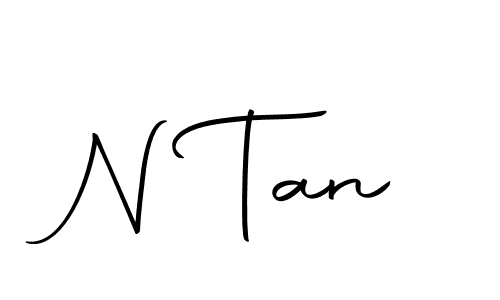 Design your own signature with our free online signature maker. With this signature software, you can create a handwritten (Autography-DOLnW) signature for name N Tan. N Tan signature style 10 images and pictures png