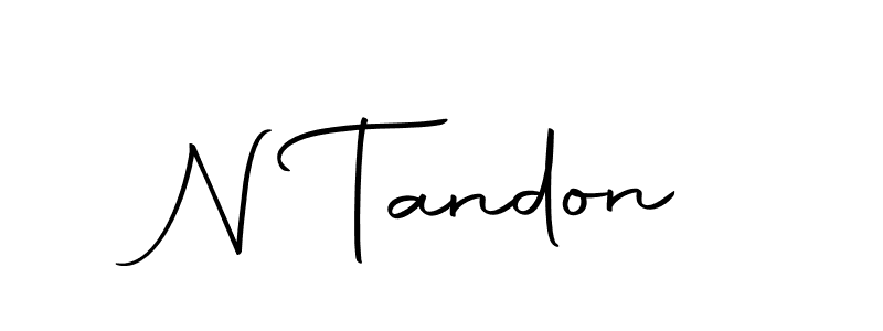 The best way (Autography-DOLnW) to make a short signature is to pick only two or three words in your name. The name N Tandon include a total of six letters. For converting this name. N Tandon signature style 10 images and pictures png