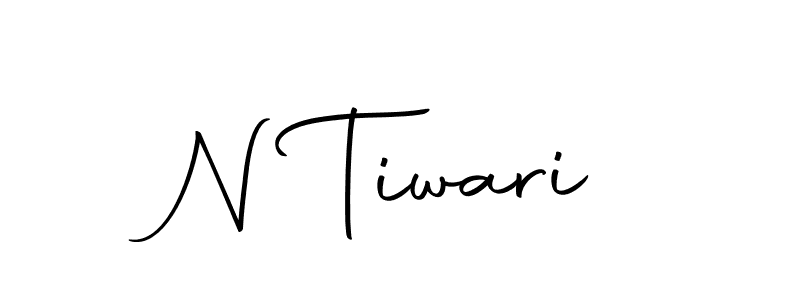 Make a short N Tiwari signature style. Manage your documents anywhere anytime using Autography-DOLnW. Create and add eSignatures, submit forms, share and send files easily. N Tiwari signature style 10 images and pictures png