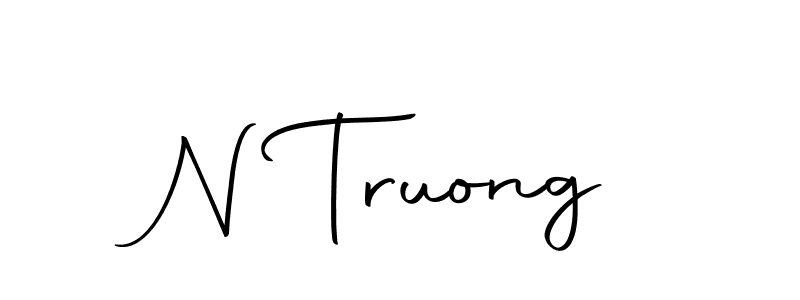 Design your own signature with our free online signature maker. With this signature software, you can create a handwritten (Autography-DOLnW) signature for name N Truong. N Truong signature style 10 images and pictures png