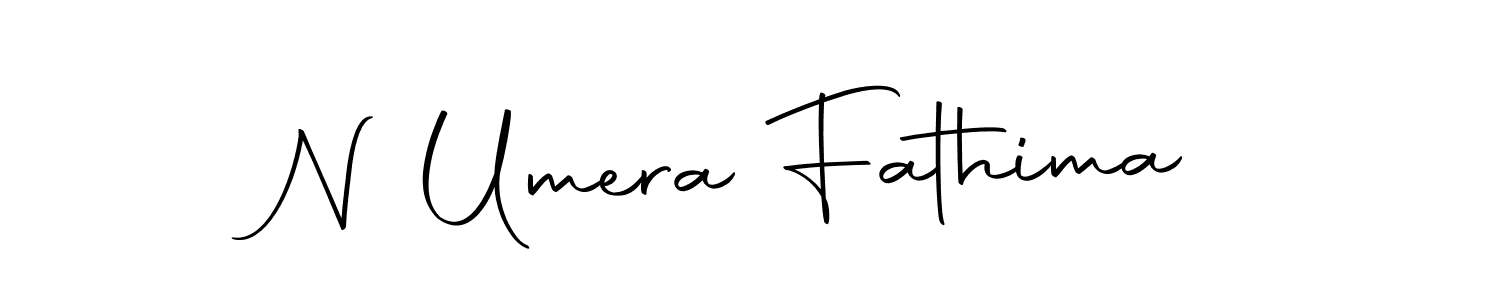 The best way (Autography-DOLnW) to make a short signature is to pick only two or three words in your name. The name N Umera Fathima include a total of six letters. For converting this name. N Umera Fathima signature style 10 images and pictures png