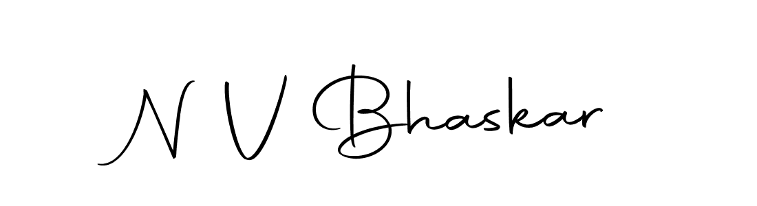 Here are the top 10 professional signature styles for the name N V Bhaskar. These are the best autograph styles you can use for your name. N V Bhaskar signature style 10 images and pictures png