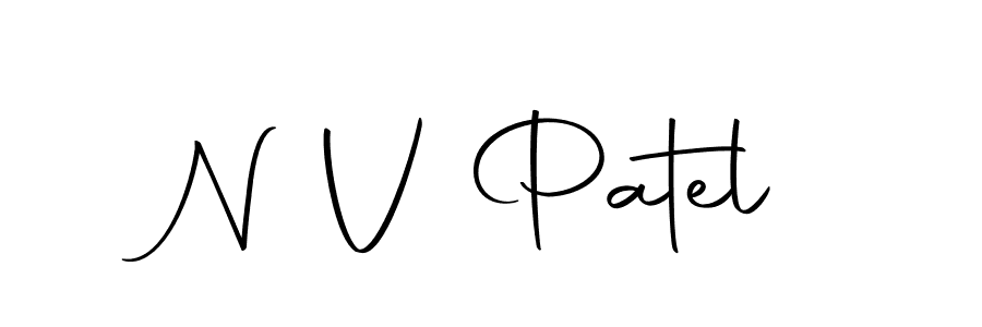 How to make N V Patel signature? Autography-DOLnW is a professional autograph style. Create handwritten signature for N V Patel name. N V Patel signature style 10 images and pictures png