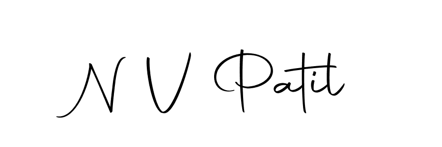 Make a beautiful signature design for name N V Patil. With this signature (Autography-DOLnW) style, you can create a handwritten signature for free. N V Patil signature style 10 images and pictures png