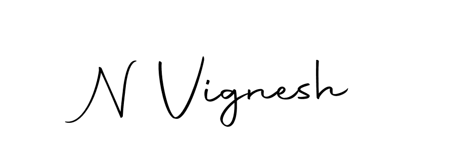 How to make N Vignesh signature? Autography-DOLnW is a professional autograph style. Create handwritten signature for N Vignesh name. N Vignesh signature style 10 images and pictures png