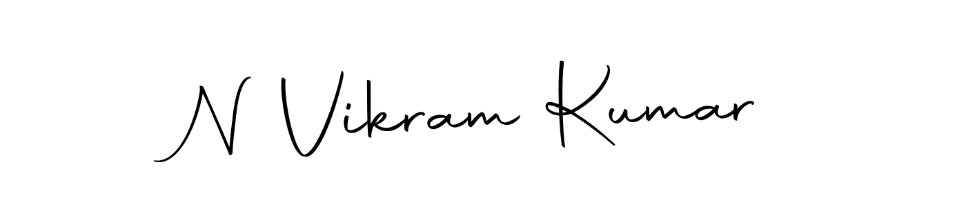 Design your own signature with our free online signature maker. With this signature software, you can create a handwritten (Autography-DOLnW) signature for name N Vikram Kumar. N Vikram Kumar signature style 10 images and pictures png