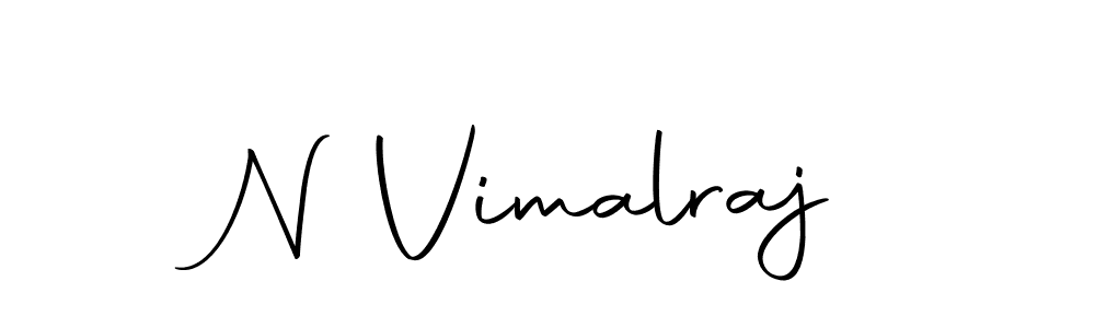 You should practise on your own different ways (Autography-DOLnW) to write your name (N Vimalraj) in signature. don't let someone else do it for you. N Vimalraj signature style 10 images and pictures png