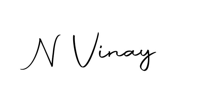 N Vinay stylish signature style. Best Handwritten Sign (Autography-DOLnW) for my name. Handwritten Signature Collection Ideas for my name N Vinay. N Vinay signature style 10 images and pictures png